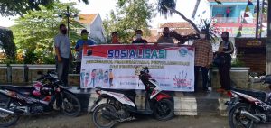 Kasat Resnarkoba Ajak Pengendara Ojek Jauhi Narkoba dan Patuhi Protokol Kesehatan