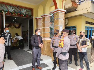 Berikan Rasa Aman Ibadah Natal, Kapolres Demak Kunjungi GKMI
