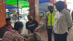 Sosialisasi Patuh Protokol Kesehatan, Sat Res Narkoba Demak