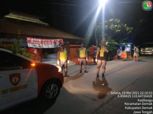 Patroli Pos Pelayanan Terminal Demak di Tempat Wisata