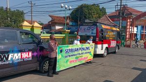 Sat Binmas Polres Demak Optimalkan Giat Penling Guna Ajak warga Disiplin Terapkan Prokes