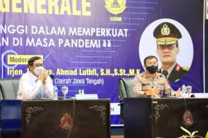 Dimoderatori Kapolda Jateng, Prof Mahfud MD Kupas Peran Perguruan tinggi Perkuat Wawasan Kebangsaan di masa Pandemi
