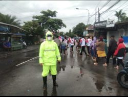 Peduli Keselamatan, Satlantas Polres Demak Berikan Pelayanan Pengamanan Kegiatan Jalan Sehat