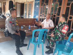 Bhabinkamtibmas Polres Demak Sambang Tokoh Masyarakat    