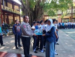 Ops Patuh Candi 2023 Polres Demak Sosialisasikan Disiplin Berlalulintas Kepada Pelajar SMA N 2 Demak