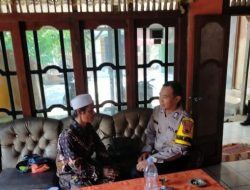 Tahapan pemilu 2024 Sudah Mulai, Bhabinkamtibmas Silaturrahmi Tokoh Agama