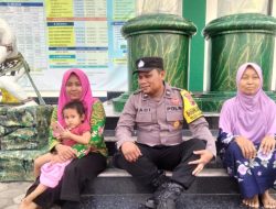 Jelang Pemilu 2024, Bhabinkamtibmas Polsek Karanganyar Sambangi Perangkat Desa