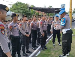 Subsatgas Banops Jamin Disiplin Personel Pengamanan Piala Dunia U-17: Propam Laksanakan Pengecekan Rutin