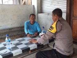 Bhabinkamtibmas Karangrejo Sambang Desa, Colling System Menjelang Pemilu 2024