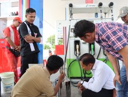 Pastikan Tidak Ada Kecurangan, Direskrimsus Polda Jateng Lakukan Pengecekan SPBU di Demak