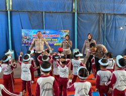 Polisi Sahabat Anak, Kelompok Bermain Kedungsari Kedunguter Karangtengah Berkunjung ke Polres Demak