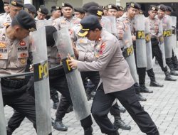Hadapi Agenda Kamtibmas, Polres Demak Gelar Latihan Dalmas