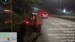 Polsek Karangtengah Laksanakan Patroli Blue Light Antisipasi Aksi Balap Liar dan Kreak