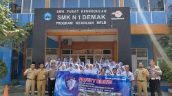 Peringati Hari Lalu Lintas, Satlantas Polres Demak Gelar Sosialisasi Safety Riding,