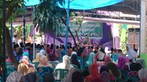 Bhabinkamtibmas Polsek Karangawen Hadiri Pengajian Akbar di Desa Binaanya
