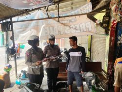 Antisipasi Penggunaan Knalpot Brong, Srikandi Sat Lantas Polres Demak Datangi Bengkel 