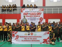 Polres Demak Gelar Turnamen Bola Voli ‘Kapolres Cup 2025’, Ini Tujuanya