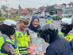 Sosialisasi Operasi Zebra, Polisi Ajak Warga Demak Tertib Lalu Lintas dan Taat Pajak